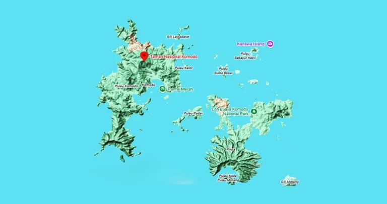 Maps View Komodo National Park