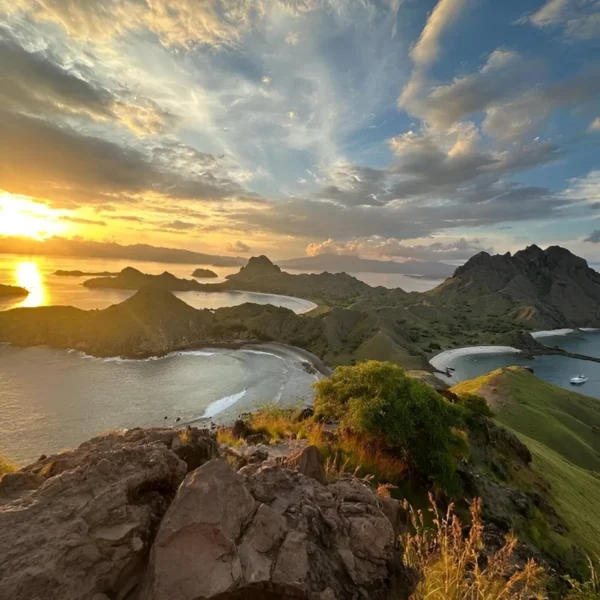 Mountain hiking landscape